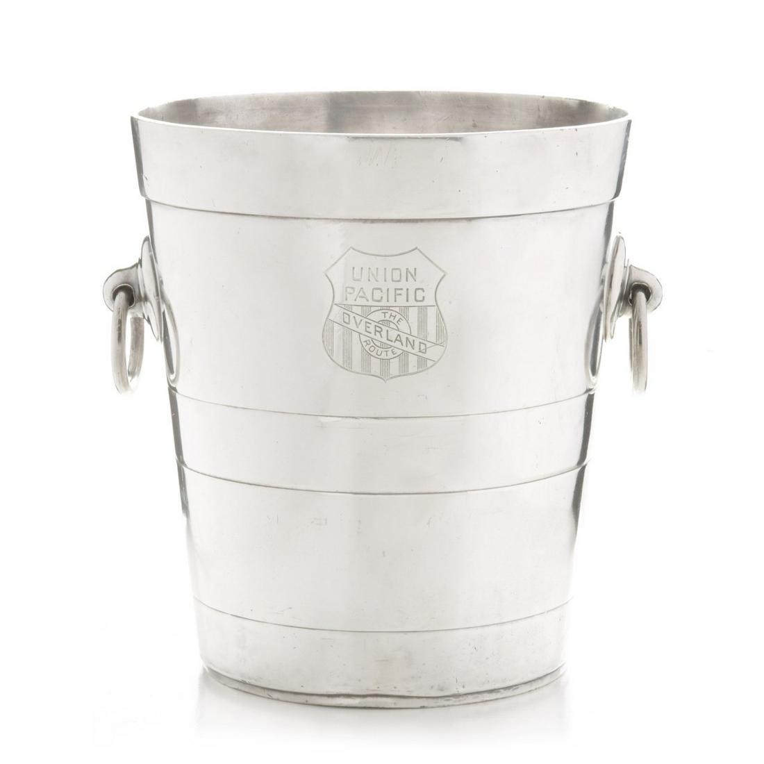 A UNION PACIFIC RR ICE BUCKET WITH OVERLAND ROUTE LOGO (1 of 11)