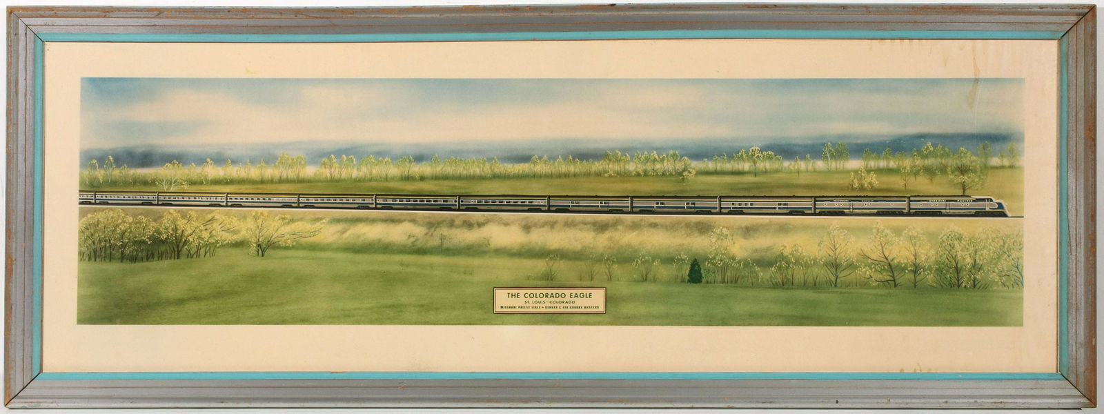 MoPAC / D.R.G.&W. RAILROAD DEPOT ADVERTISING PRINT (1 of 10)