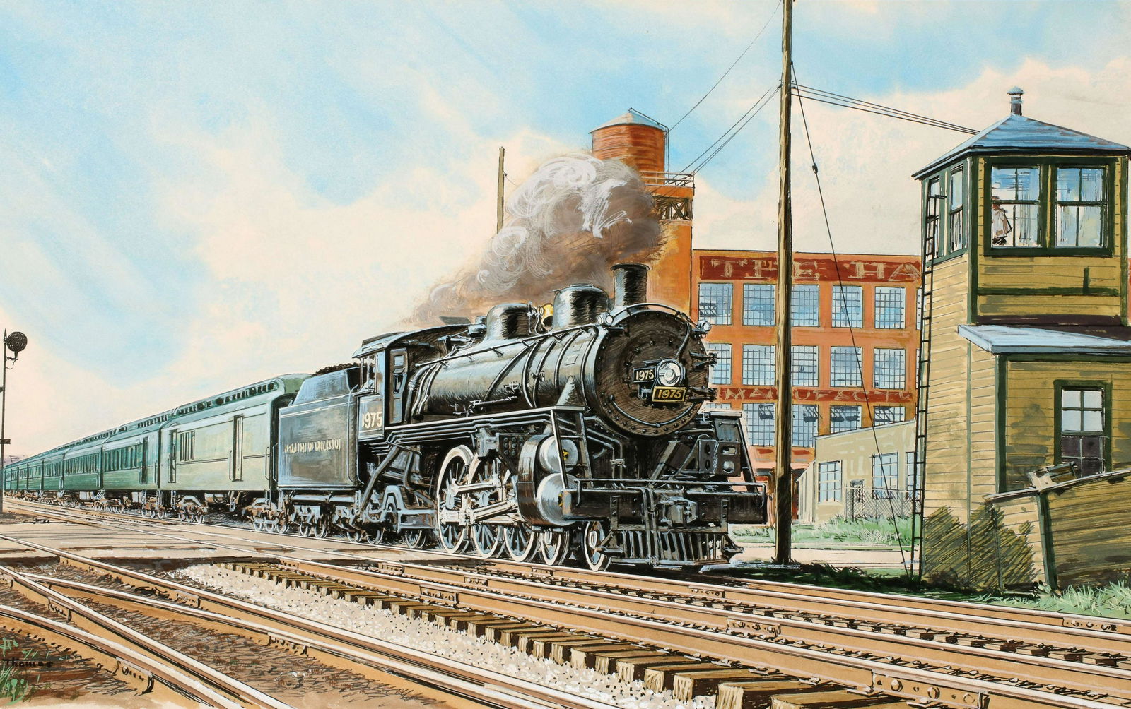 AN ORIGINAL ILLUSTRATION SIGNED DILLWYN THOMAS (1 of 11)