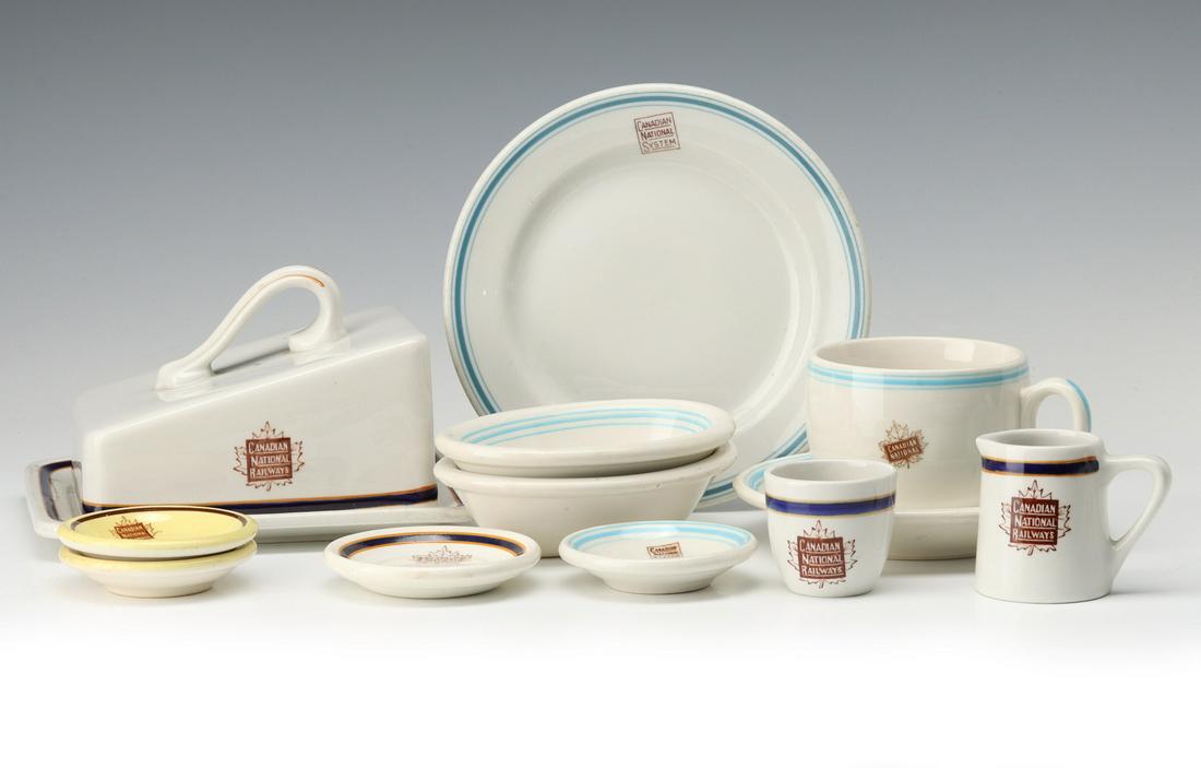 A COLLECTION OF CANADIAN NATIONAL RAILWAYS CHINA (1 of 20)