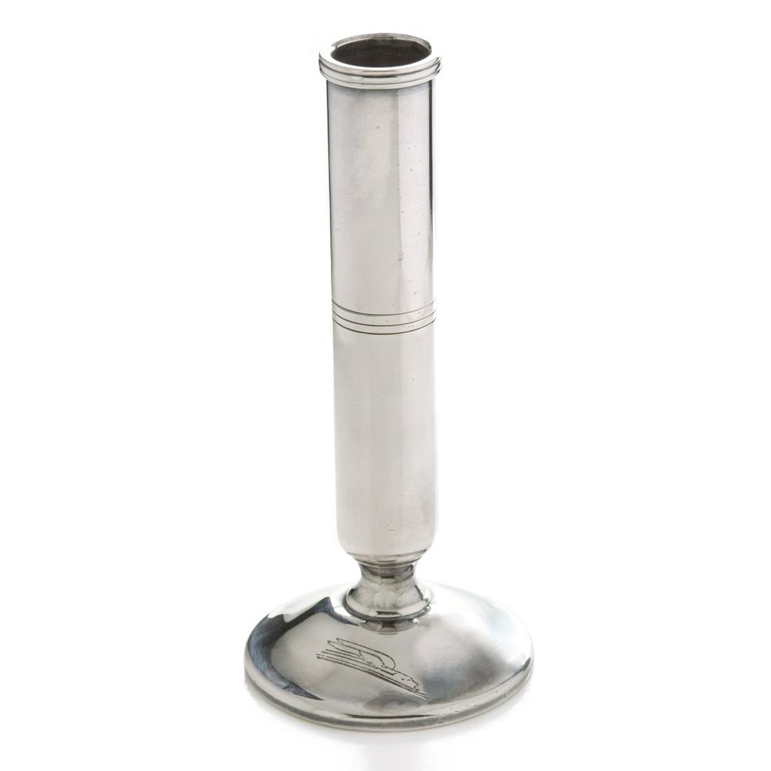 A UNION PACIFIC RR SILVER PLATED DINING CAR BUD VASE (1 of 6)