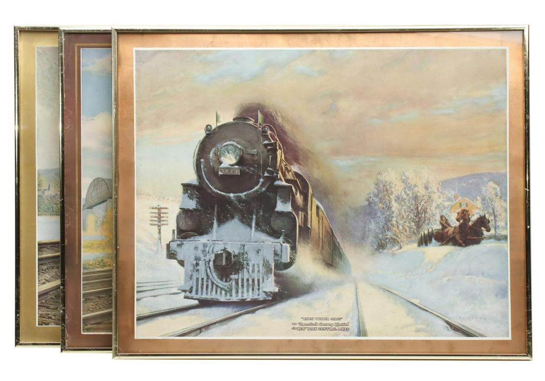 NEW YORK CENTRAL PRINTS AFTER WALTER GREENE CIRCA 1925 (1 of 16)