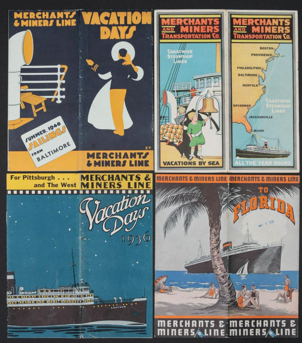 A COLLECTION OF STEAMSHIP TRAVEL EPHEMERA (1 of 8)