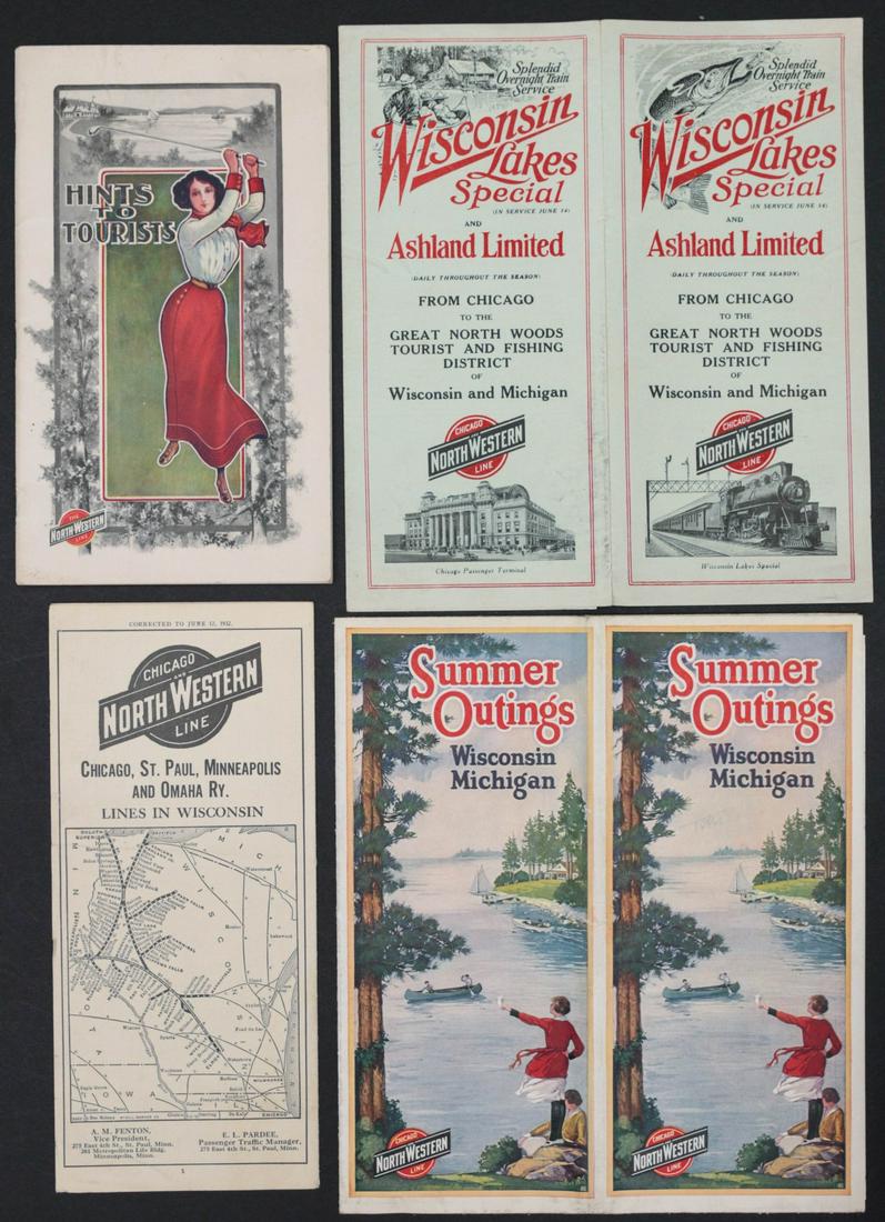 A COLLECTION OF CHICAGO & NORTH WESTERN RR EPHEMERA (1 of 6)