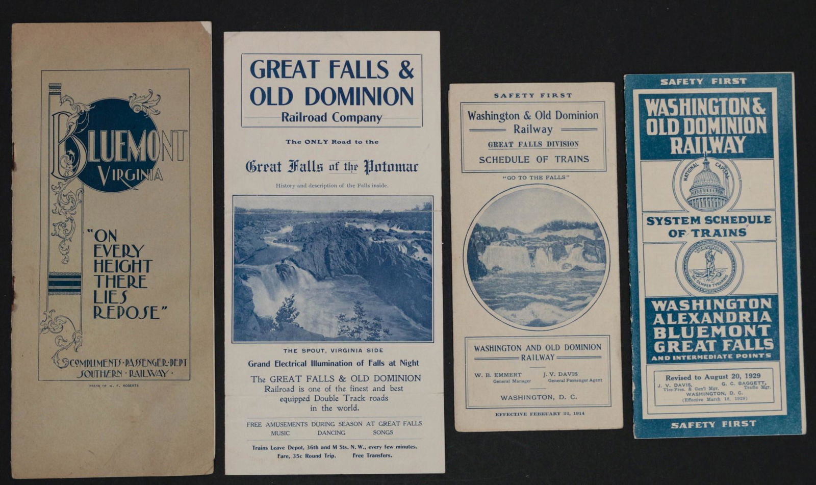 A COLLECTION OF W.&O.D. AND S.R.S. RAILROAD EPHEMERA (1 of 13)