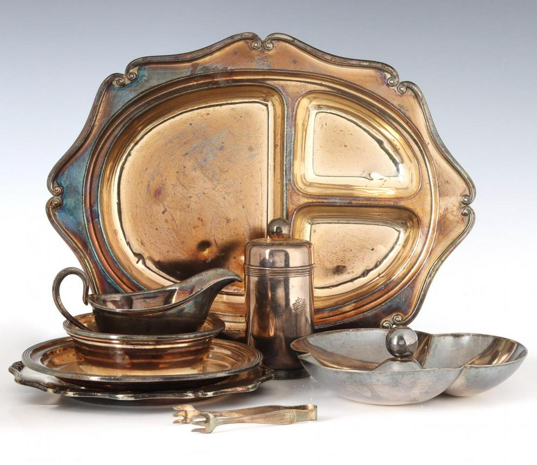 CANADIAN NATIONAL RAILWAYS SILVER PLATED HOLLOWWARE (1 of 18)