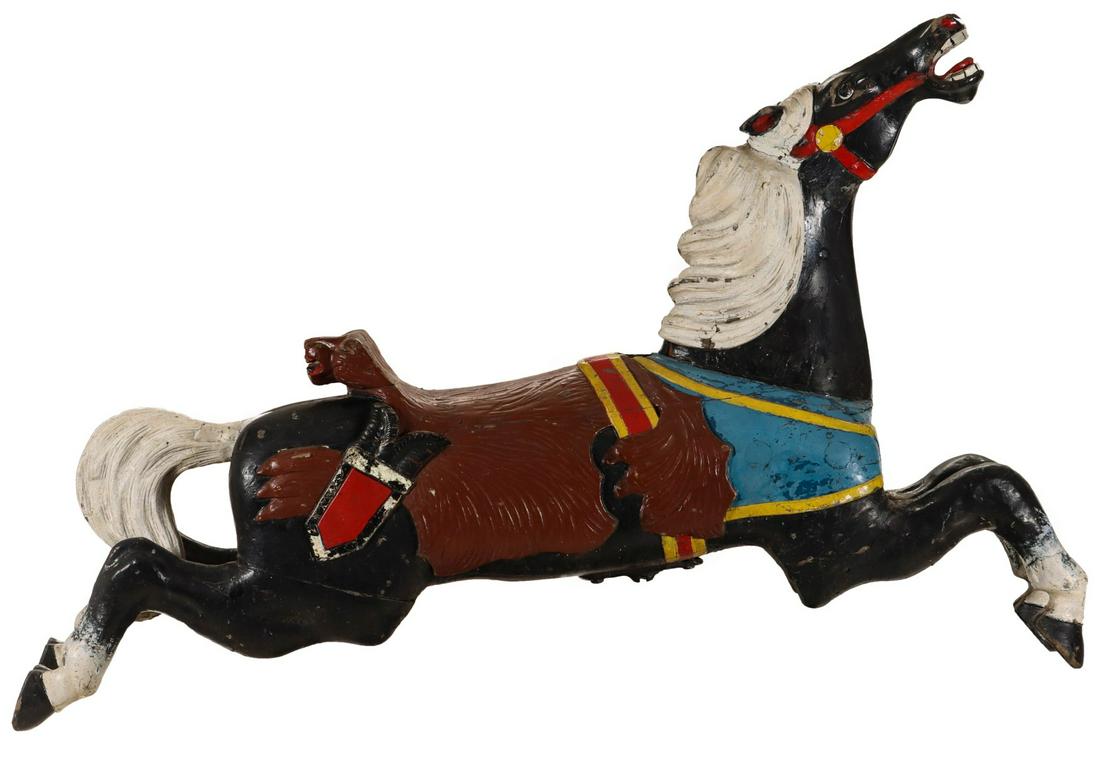 A STARGAZING PARKER 'INDIAN PONY' CAROUSEL HORSE (1 of 20)