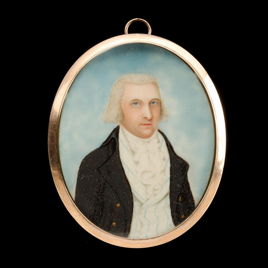 FINE 19TH C. MINIATURE PORTRAIT OF A GENTLEMAN (1 of 8)