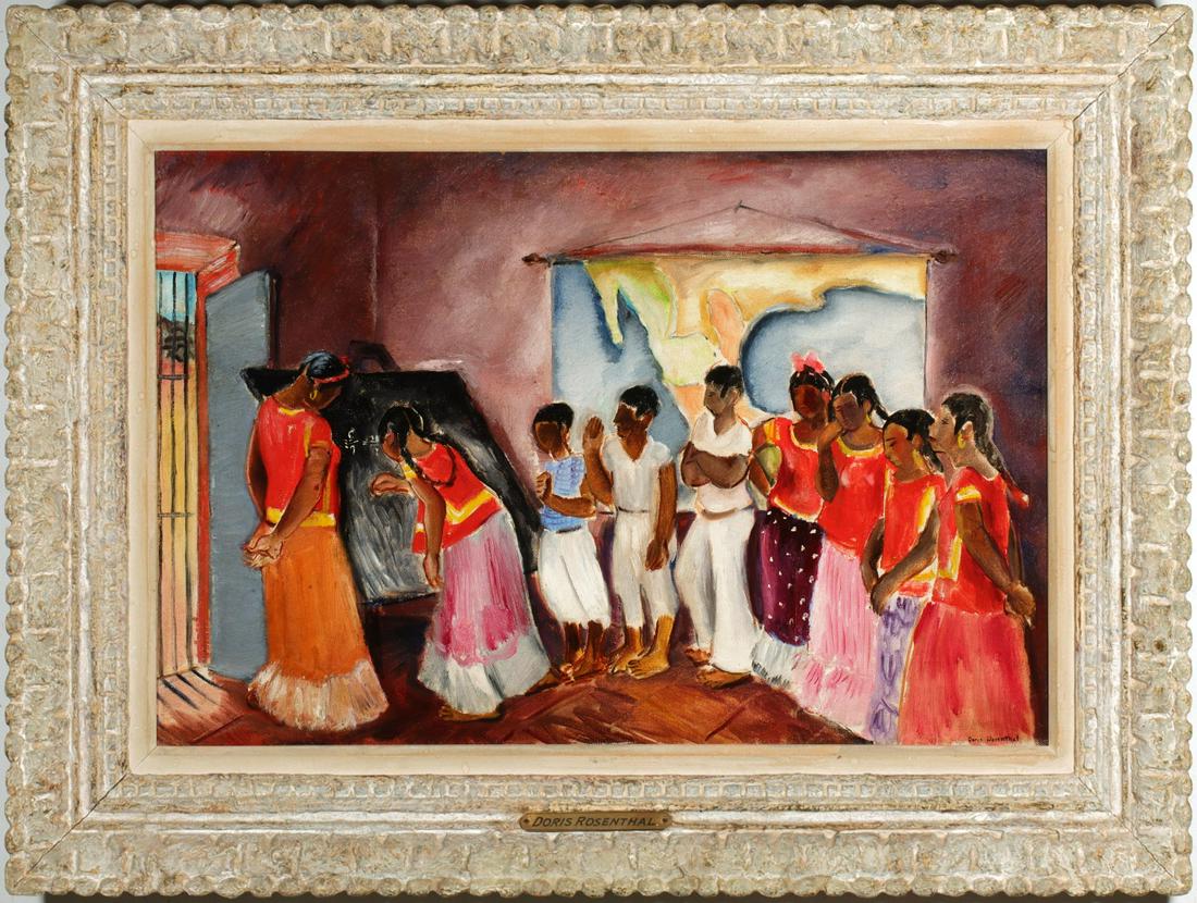 DORIS ROSENTHAL (1889-1971) EXHIBITED OIL ON CANVAS (1 of 15)