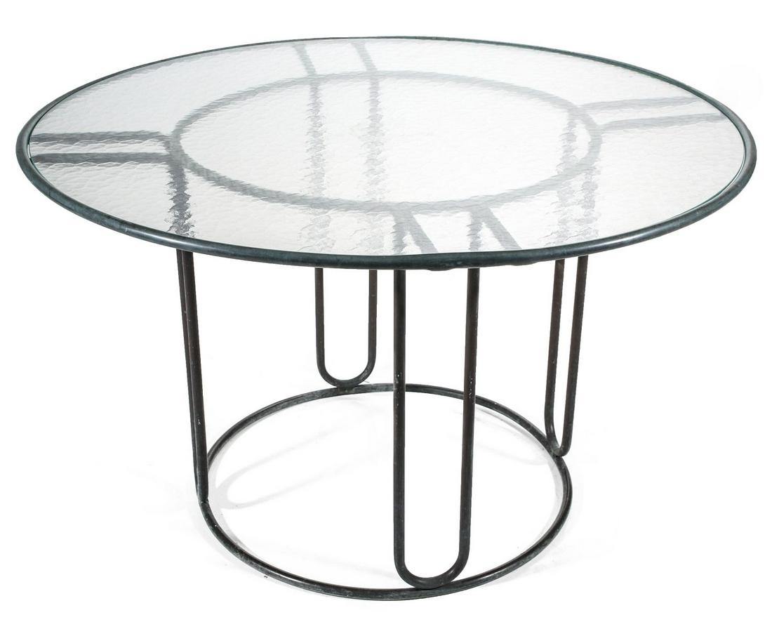 WALTER LAMB CIRCULAR DINING TABLE FOR BROWN JORDAN (1 of 5)