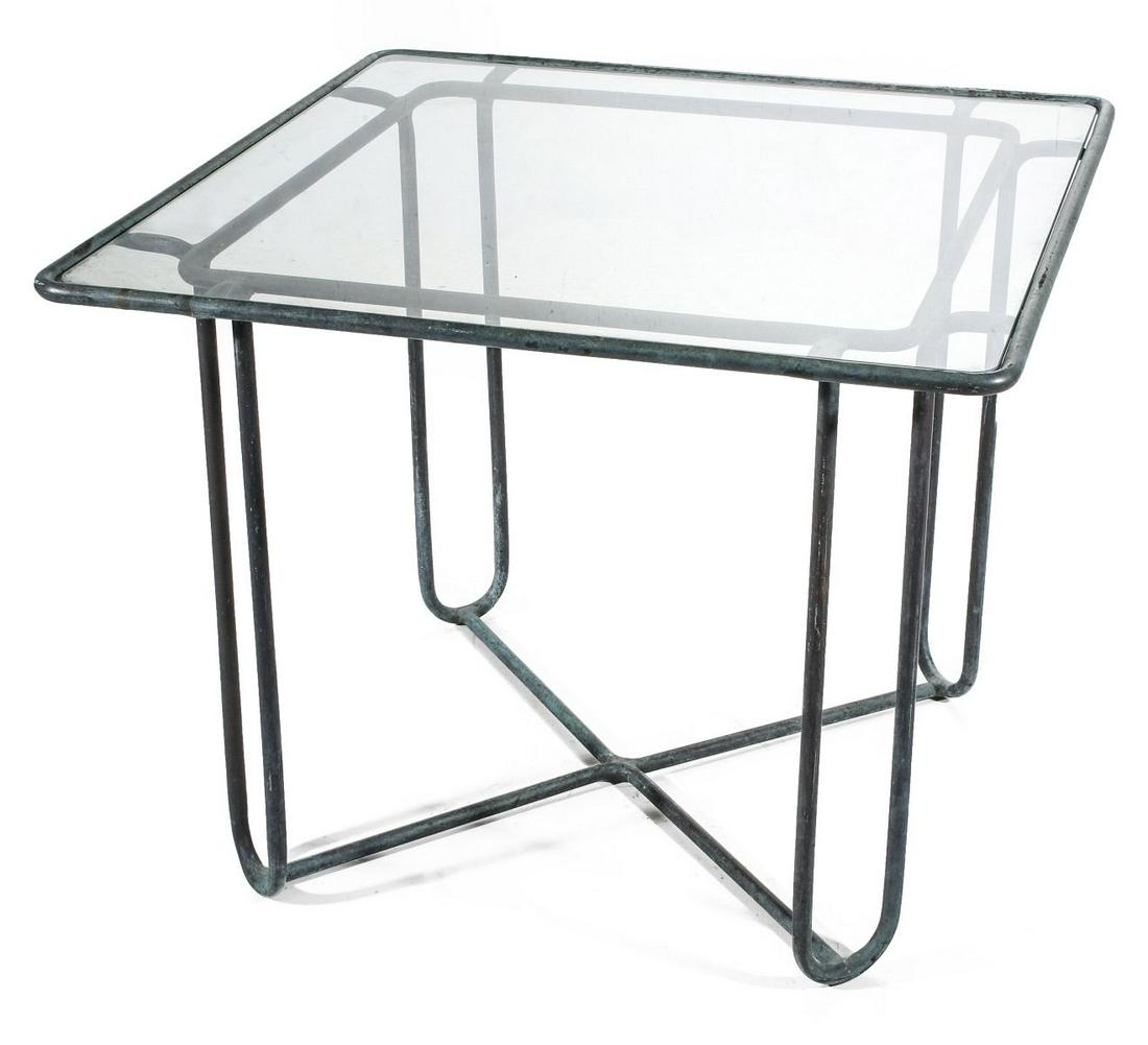 WALTER LAMB SQUARE DINING TABLE FOR BROWN JORDAN (1 of 6)