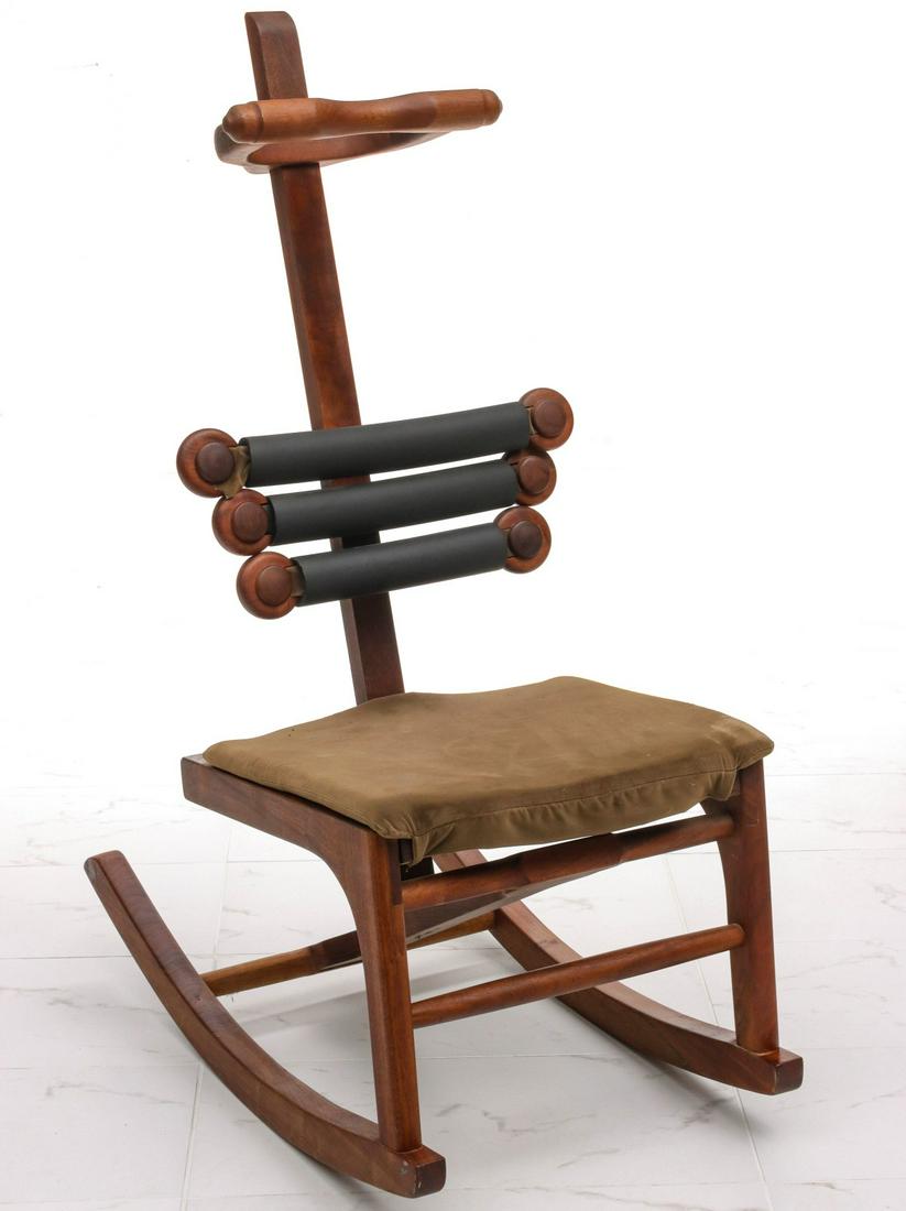 CLARENCE TEED (1915-1994) MODERN DESIGN WALNUT CHAIR (1 of 13)