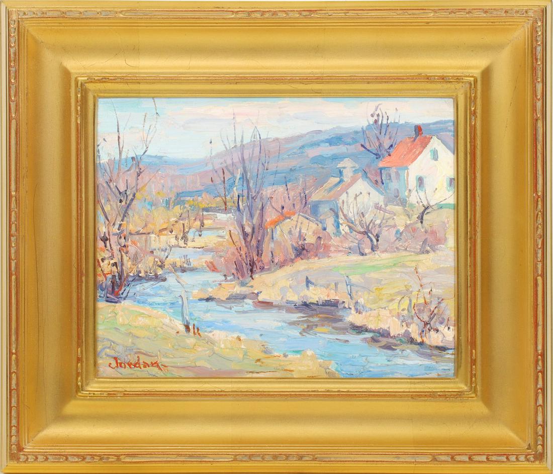 LENA E. JORDAN (1906-1950/51) OIL ON ARTIST'S BOARD (1 of 11)