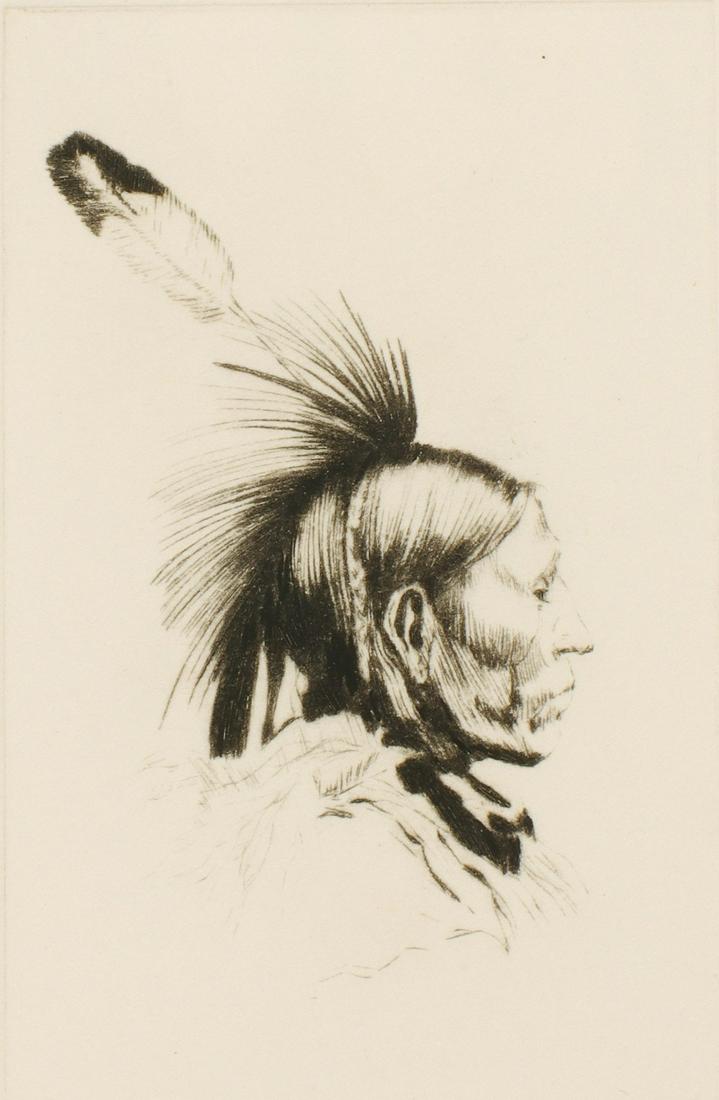 LYMAN BYXBE (1886-1980) PENCIL SIGNED ETCHING (1 of 7)