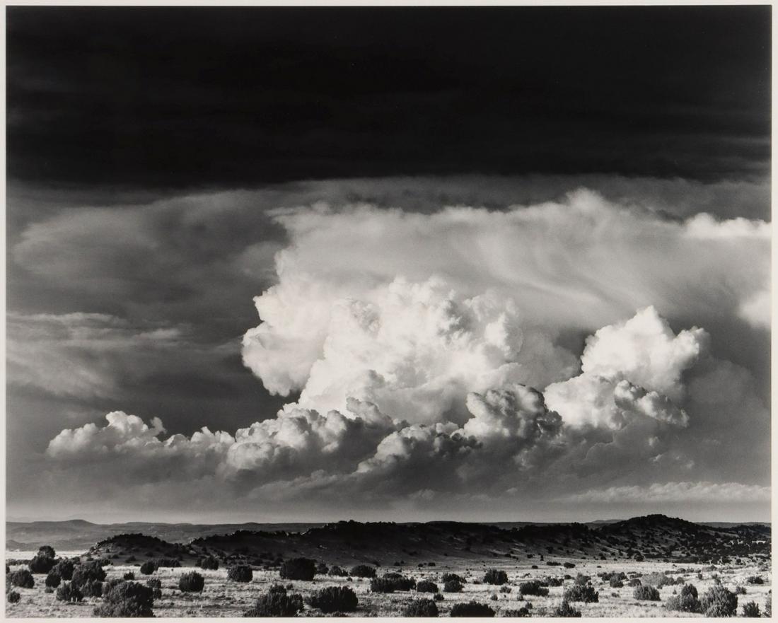 NICHOLAS TROFIMUK (20th/21st C.) SILVER GELATIN PHOTO: Nicholas Trofimuk (New Mexico, 20th/21st Centuries) My Front Yard - NM The silver gelatin photographic print signed by the artist in pencil below the image lower right is also titled in pencil lower l