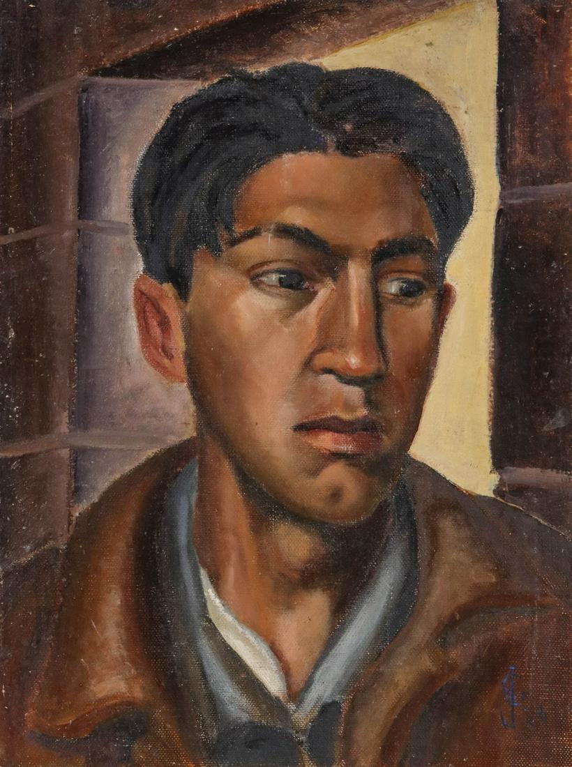 JAMES B. GANTT (1911-1984) OIL ON ARTIST'S BOARD (1 of 9)