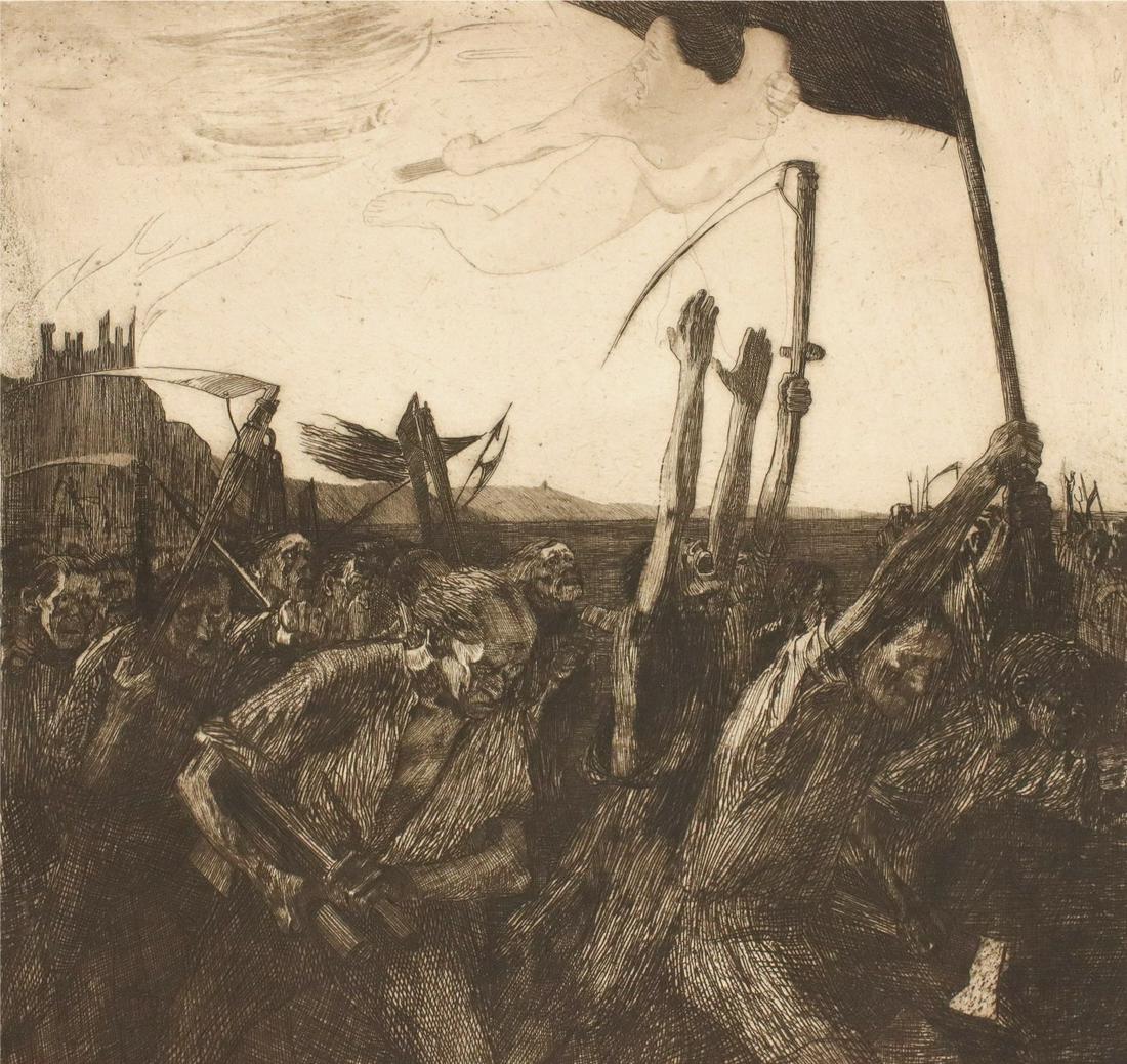 KATHE KOLLWITZ (1867-1945) DRYPOINT ETCHING (1 of 13)