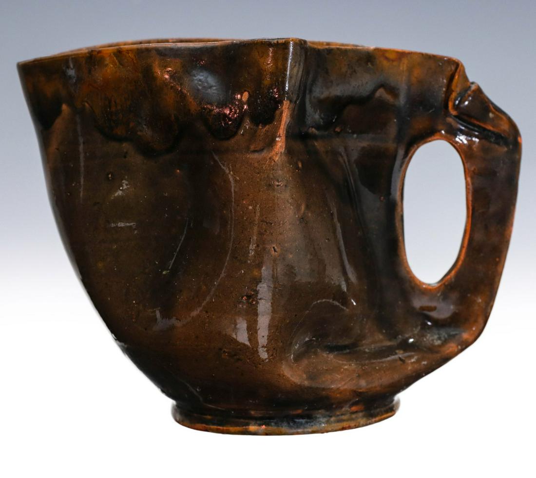 GEORGE OHR (1857-1918) ART POTTERY PITCHER (1 of 9)