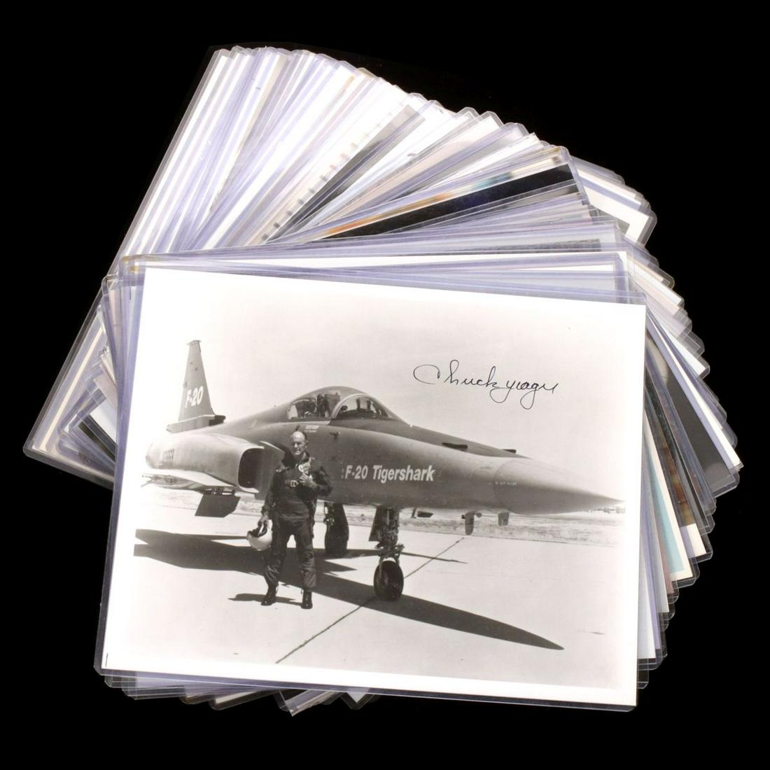 FORTY-SIX LATE 20C STAR AND ASTRONAUT AUTOGRAPH PHOTOS (1 of 13)