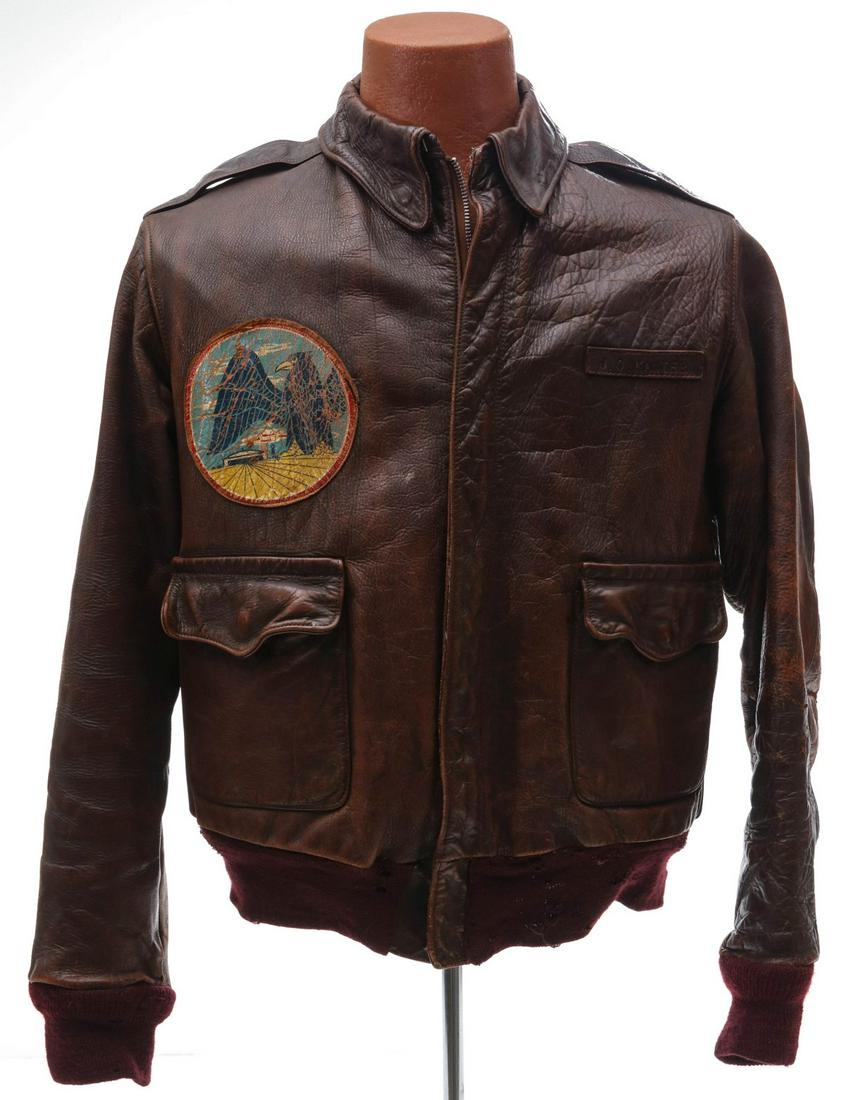 SGT KANTER PRATT KS AAF LEATHER BOMBER JACKET (1 of 7)