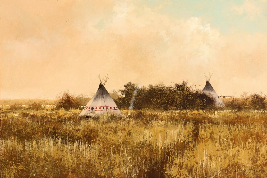 DOUGLAS RICKS (1954-2003) OIL ON BOARD (1 of 14)