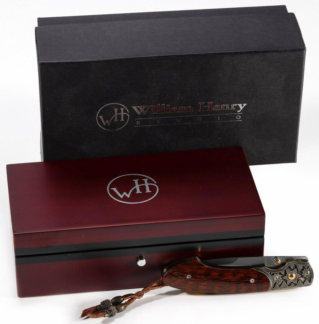 WILLIAM HENRY SNAKEWOOD SIDED FOLDING KNIFE IN BOX (1 of 12)