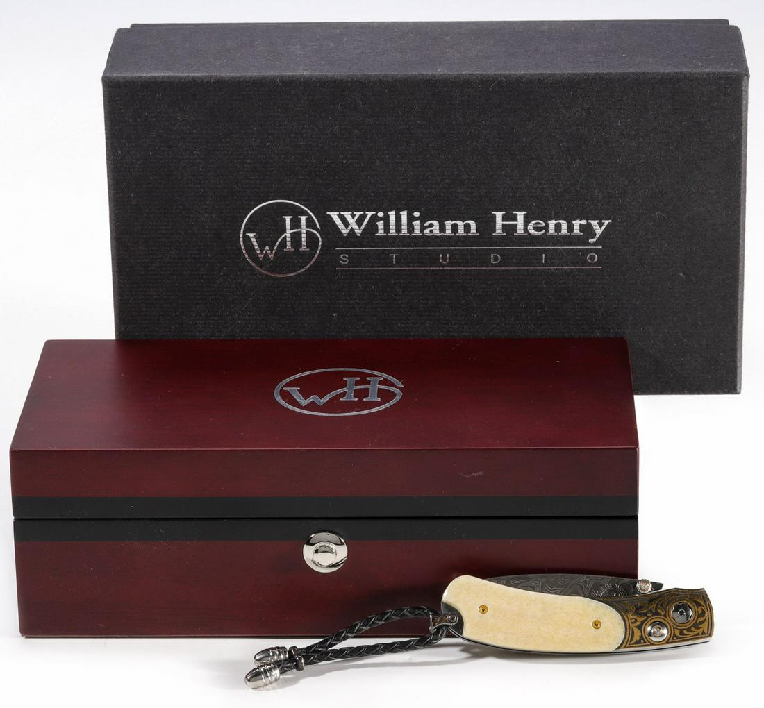 WILLIAM HENRY B09 NORTHERN LIGHTS FOLDING KNIFE IN BOX (1 of 13)