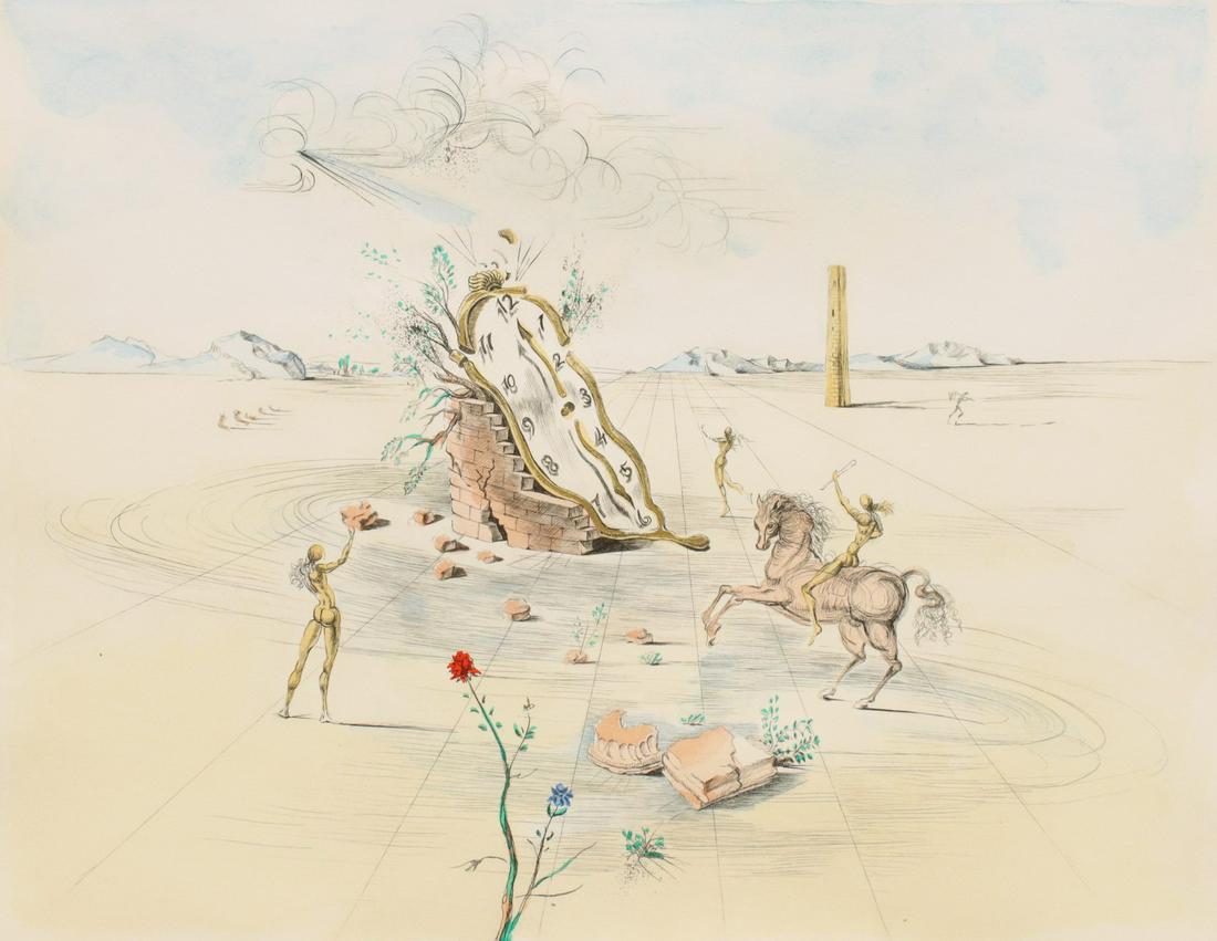 AFTER SALVADOR DALI (1904-1989) COLOR ETCHING (1 of 17)