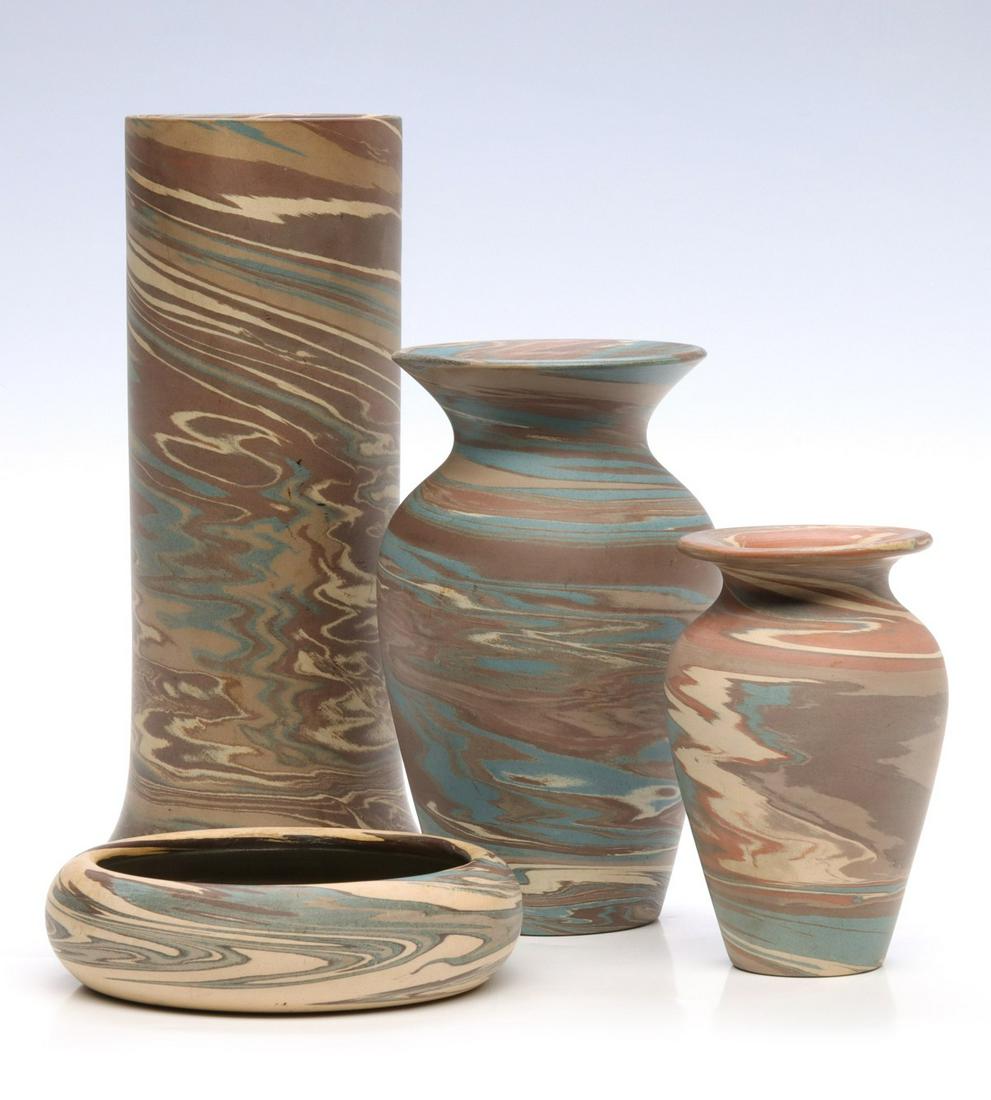 A GROUP LOT OF NILOAK MISSION WARE ART POTTERY (1 of 20)