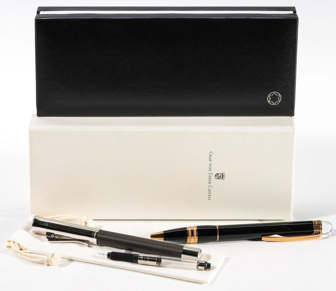 MONTBLANC STARWALKER & FABER-CASTELL GUILLOCHE IN BOX (1 of 12)