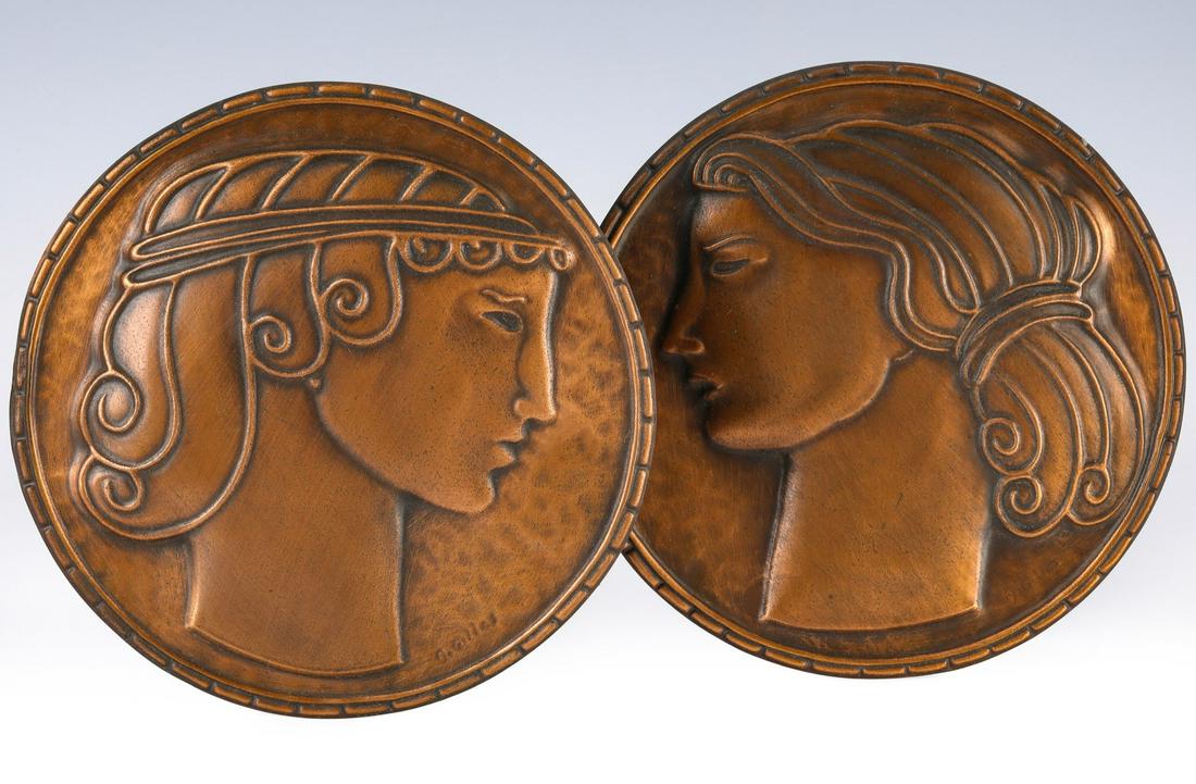 ART DECO PLAQUES AFTER ALBERT GILLES (1895-1979) (1 of 10)