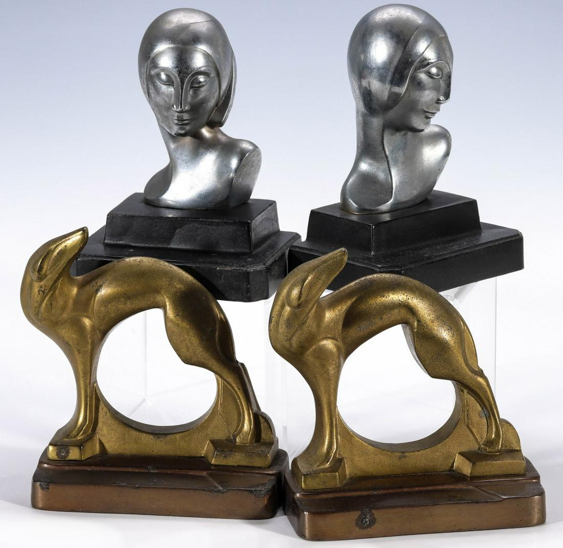 FRANKART DEBUTANTE SERIES AND GREYHOUND BOOKEND PAIRS (1 of 9)
