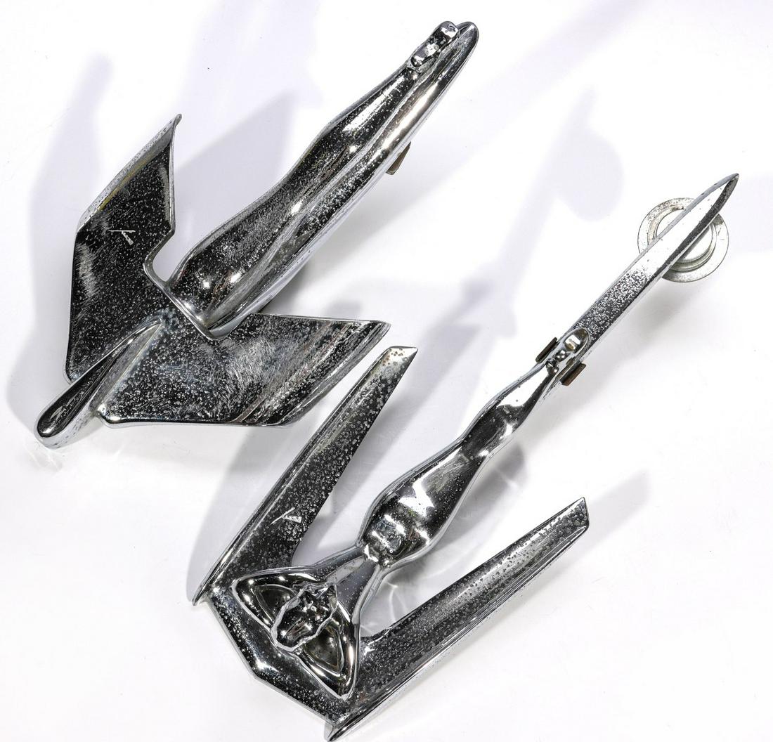 TWO HOOD ORNAMENTS AFTER GEORGE PETTY (1894-1975) (1 of 4)