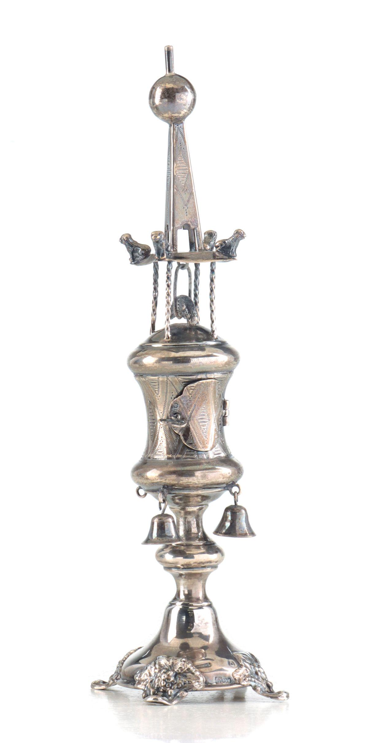 A RUSSIAN SILVER SPICE TOWER, ST. PETERSBURG 1884 (1 of 12)