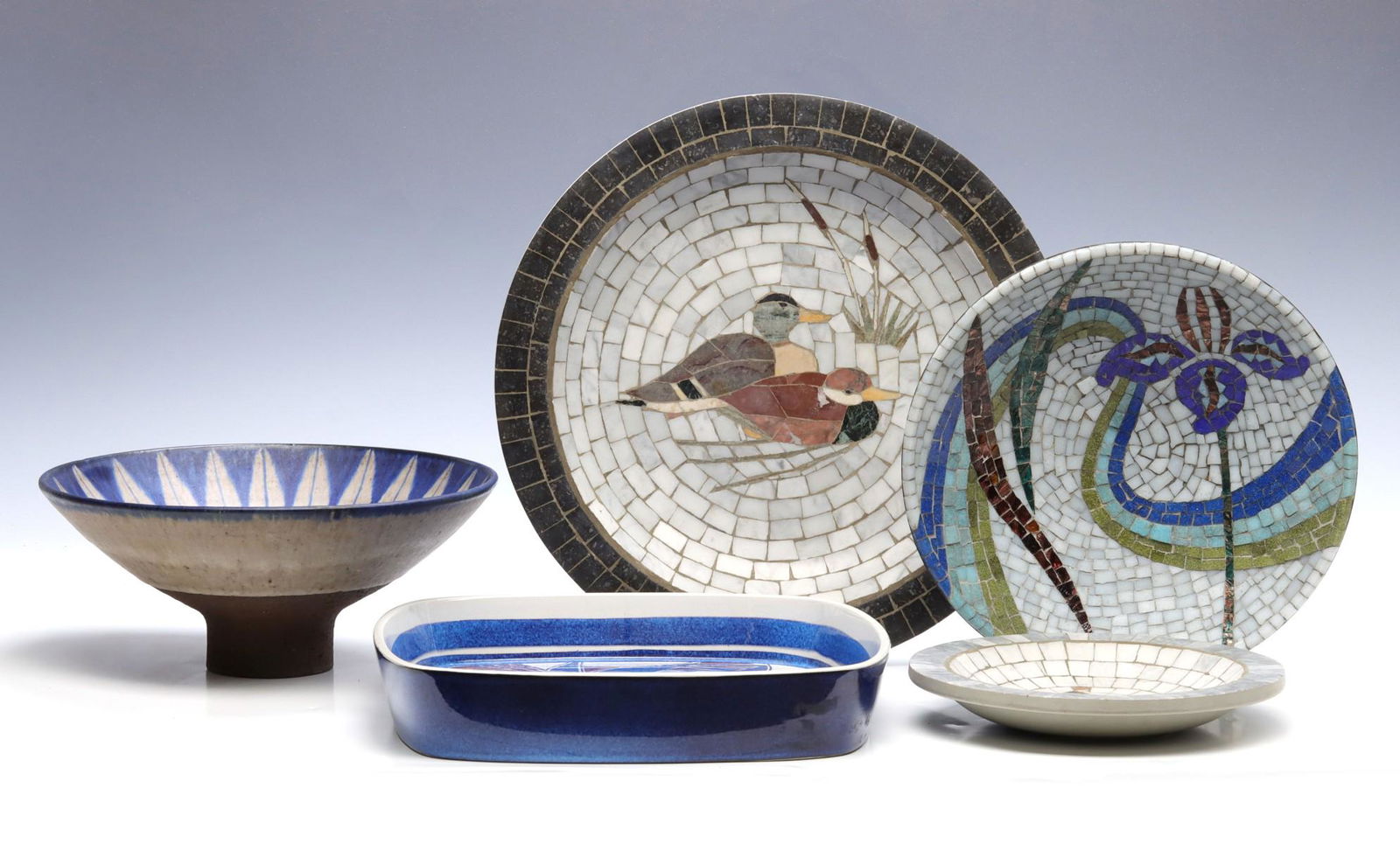 DANISH MODERN ARTIST SIGNED CERAMICS AND MOSAICS (1 of 20)