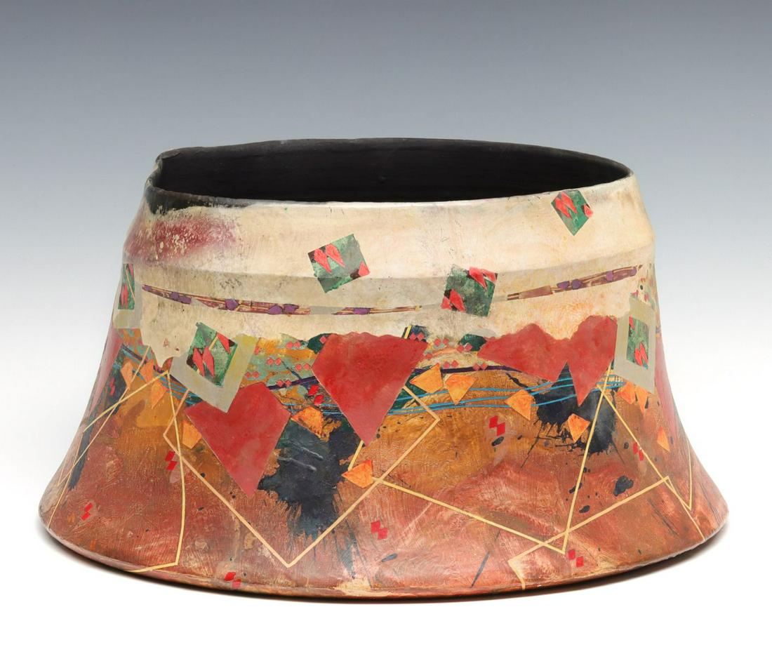 BENNETT BEAN (B. 1941) LARGE ART POTTERY VESSEL (1 of 10)