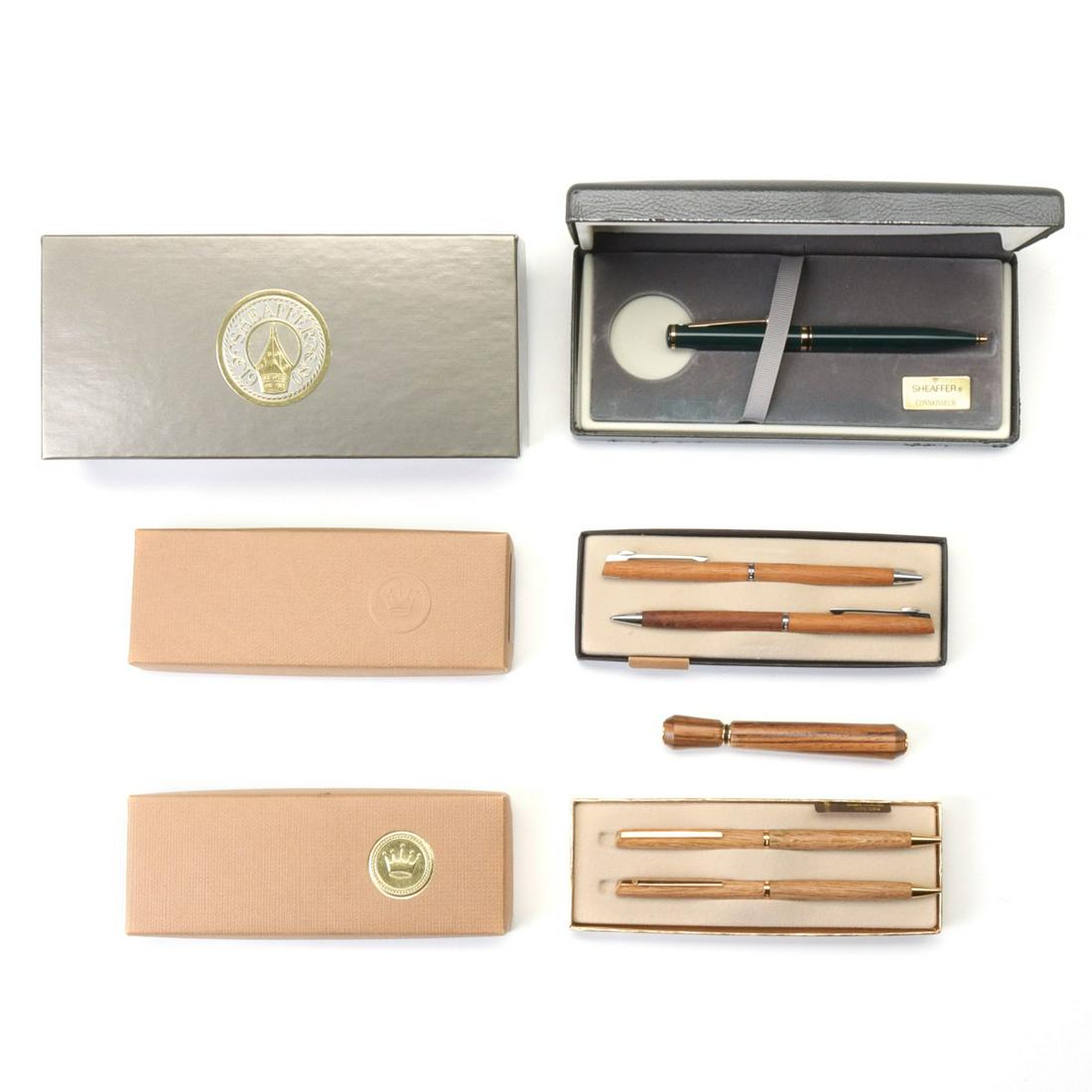SHEAFFER CONNAISSEUR AND OTHER PEN SETS (1 of 13)