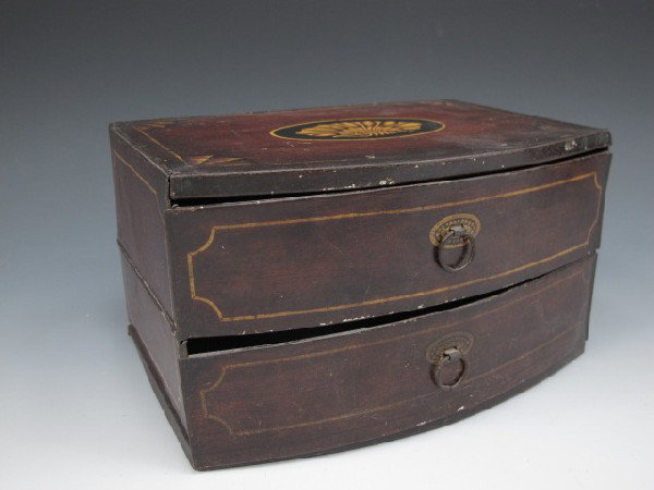 JOHN BUCHANAN CONFECTIONS, CHOCOLATES TIN: 9" X 6" X 5" John Buchanan & bros Glasgow, home made marmalade, wood grain tin looks like two drawer chest.