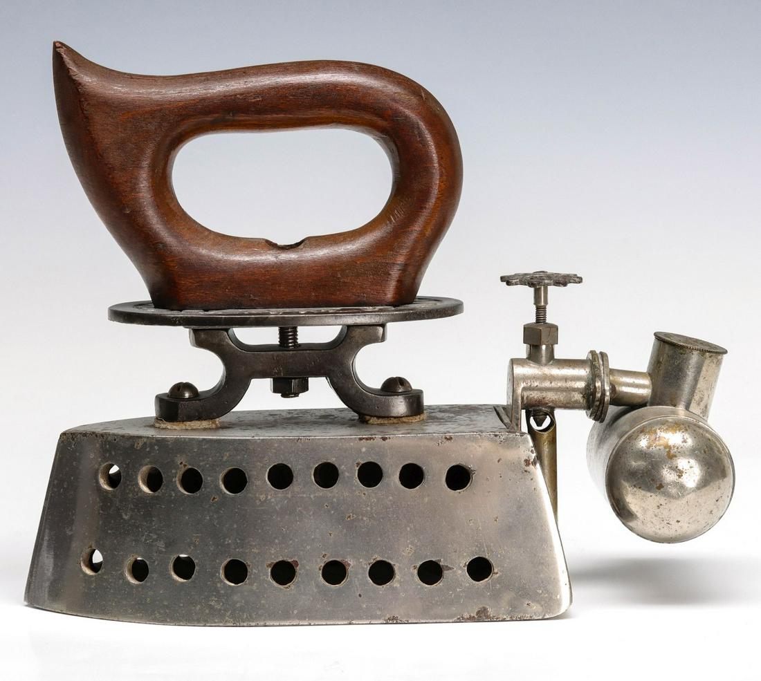 A FELDMEYER ALCOHOL BURNER IRON (1 of 10)