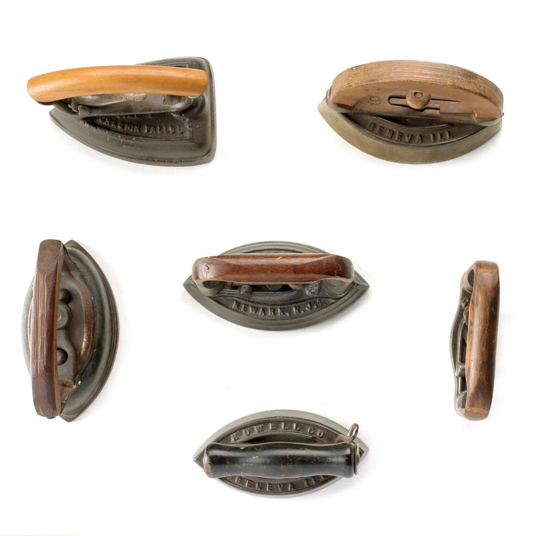 FIVE ANTIQUE SAD IRONS (1 of 17)