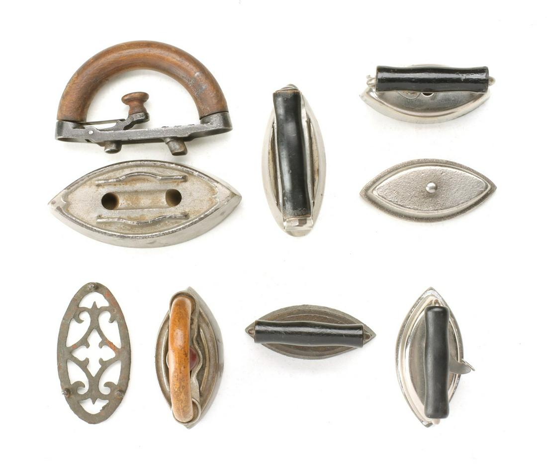 SIX ANTIQUE SAD IRONS (1 of 14)
