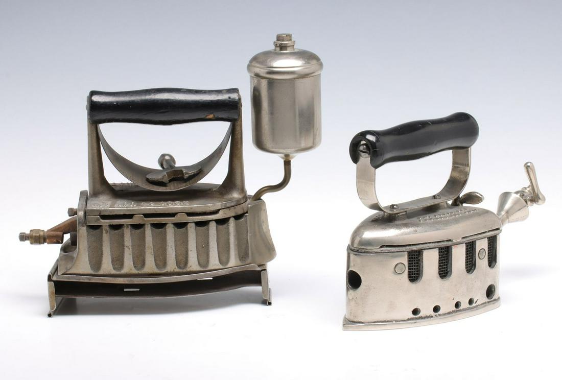 TWO ANTIQUE GAS IRONS (1 of 10)