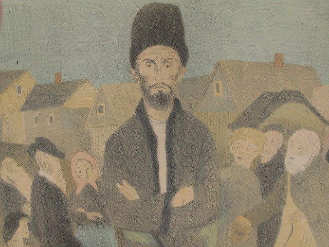 RAPHAEL SOYER PENCIL SIGNED LITHOGRAPH: Pencil signed lower right, 'A.P' lower left. 22-1/4 x 16-1/2 inch image field, 25-3/4 x 19 inch sheet. BSA blindstamp lower right margin corner.