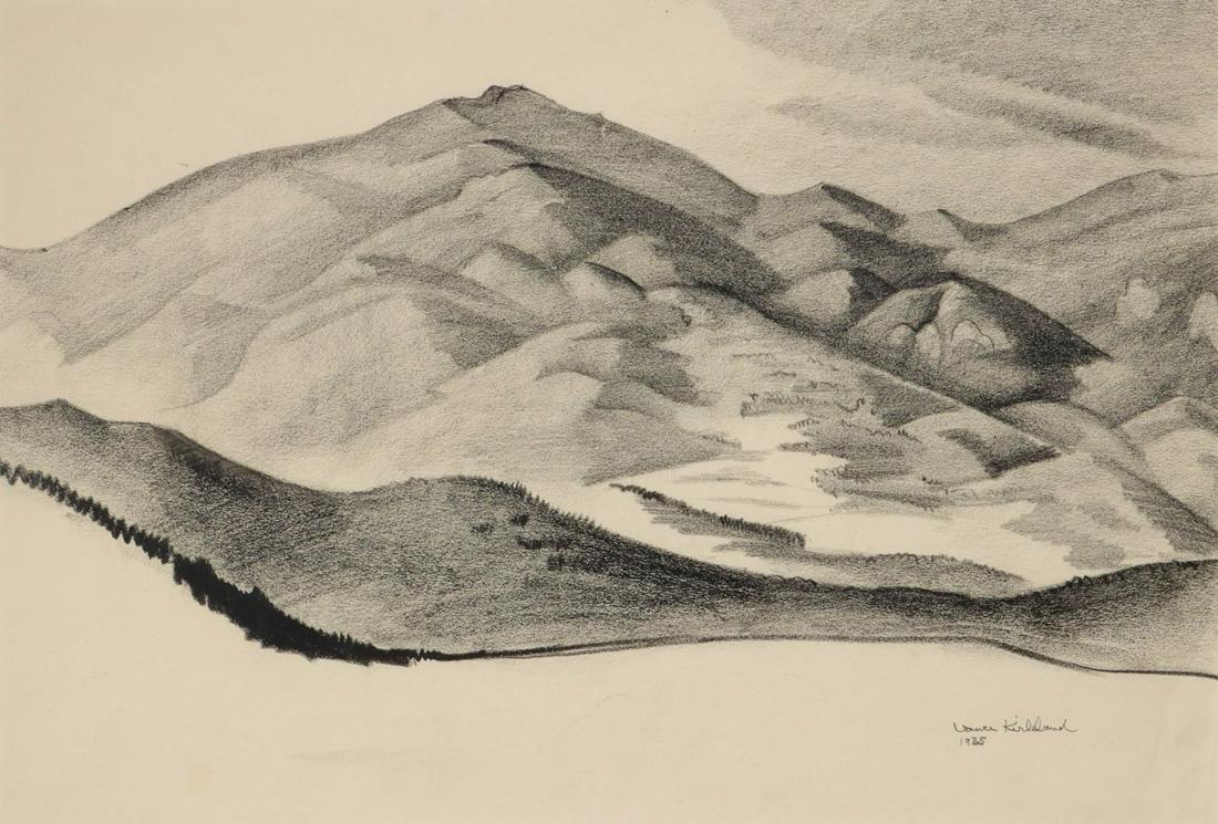 VANCE KIRKLAND (1904-1981) LITHOGRAPH CRAYON ON PAPER (1 of 10)