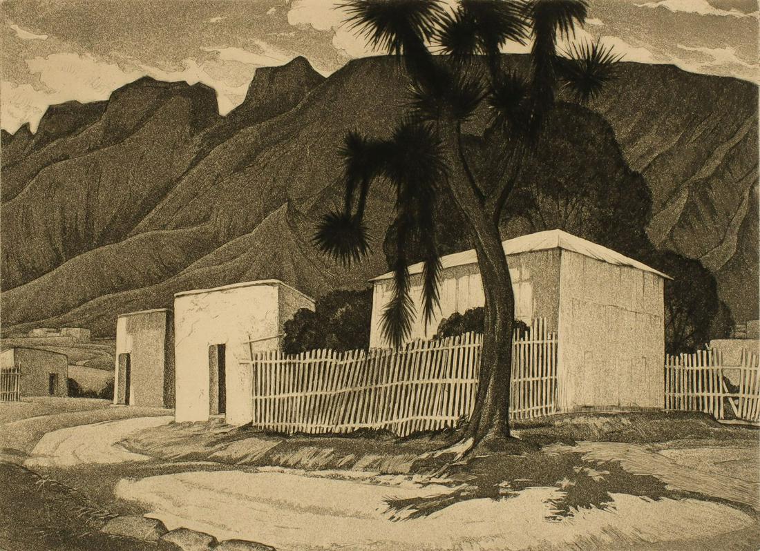 CHARLES CAPPS (1898-1981) PENCIL SIGNED ETCHING (1 of 11)