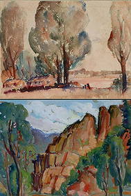 ILAH KIBBEY (1888-1958) ORIGINAL WORKS ON PAPER (1 of 18)