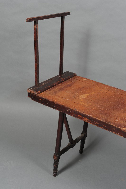 AN 1886 B.F. GLEASON EMBALMING TABLE & BOTTLES - 6
