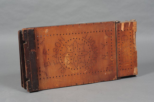 AN 1886 B.F. GLEASON EMBALMING TABLE & BOTTLES - 8