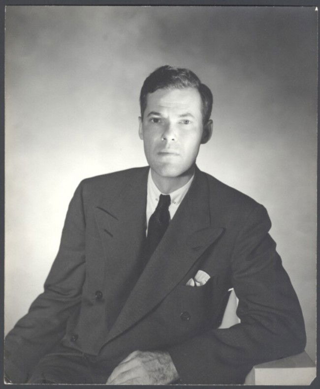 GLENWAY WESCOTT (1901-1987) ARCHIVE: Signed letters and notes from Wescott plus a striking photograph of Wescott by George Platt Lynes plus some 40pp of Wescott memoirs, notes, catalogues and publishers prospectuses. Wescott was a major