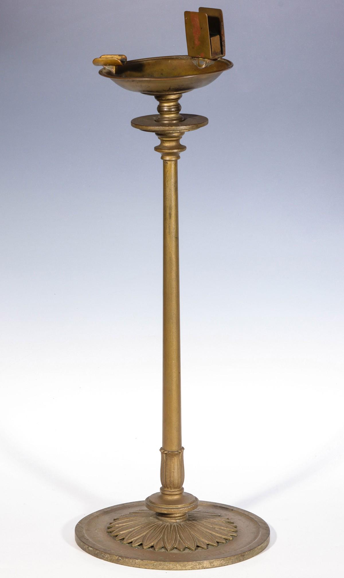 A BRASS PASSENGER CAR ASH RECEIVER MARKED PULLMAN (1 of 12)